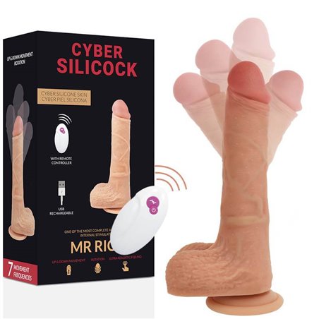 Cyber Silicock Mr Rick - Pene Ultra Realistico Up & Down 20,9 Cm