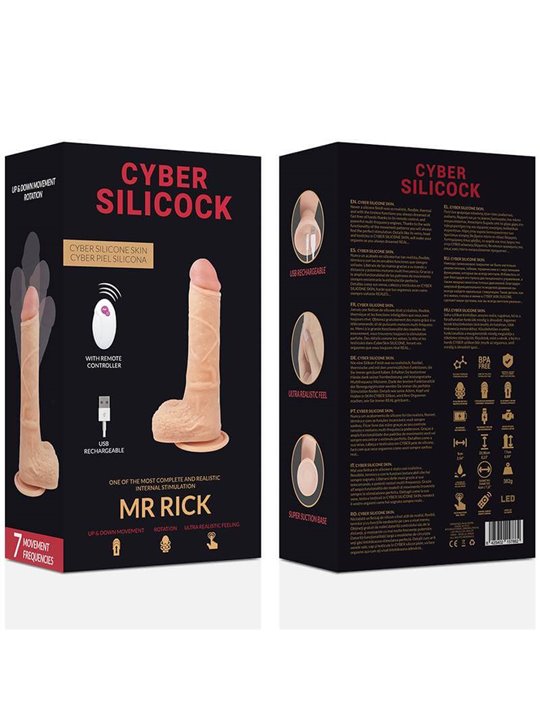 Cyber Silicock Mr Rick - Pene Ultra Realistico Up & Down 20,9 Cm