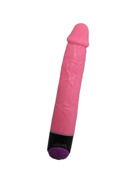 Baile - Colorful Sex Realistic Vibrator Pink 23 CM