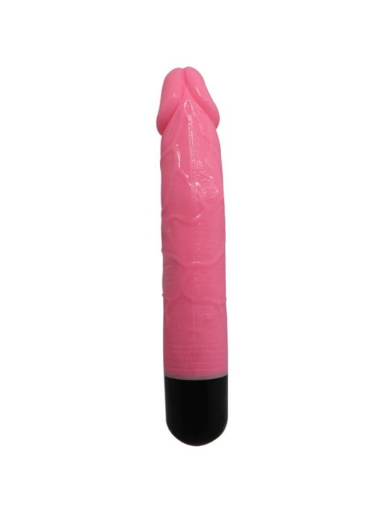 Baile Pink Vibe - Vibratore Vaginale Realistico in Silicone 23,3 CM Rosa