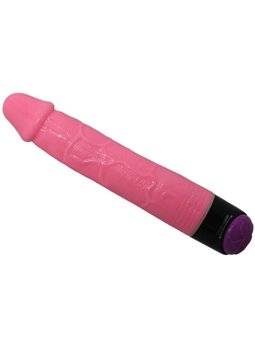 Baile Pink Vibe - Vibratore Vaginale Realistico in Silicone 23,3 CM Rosa
