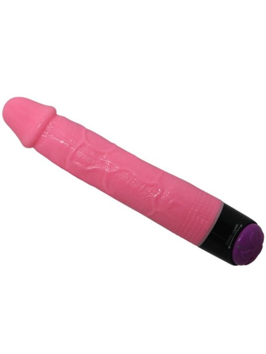Baile Pink Vibe - Vibratore Vaginale Realistico in Silicone 23,3 CM Rosa