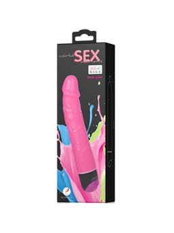 Baile Pink Vibe - Vibratore Vaginale Realistico in Silicone 23,3 CM Rosa
