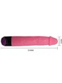Baile Pink Vibe - Vibratore Vaginale Realistico in Silicone 23,3 CM Rosa
