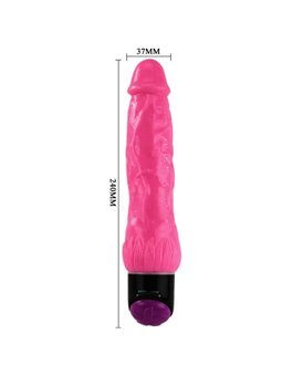Baile - Colorful Sex Lilac Realistic Vibrator 24 CM