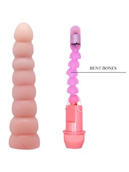 Baile Flexi Vibe Sensual Spine - Vibratore Flessibile con Design a Sfere 19 CM