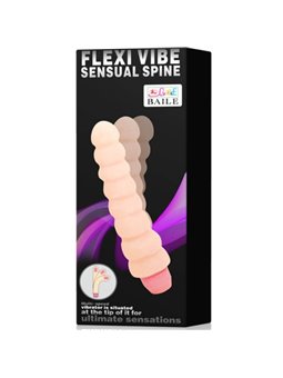 Baile Flexi Vibe Sensual Spine - Vibratore Flessibile con Design a Sfere 19 CM