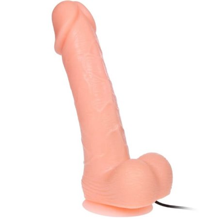 Baile Dong - Pene Realistico Vibrante e Rotante con Testicoli e Ventosa 20 CM