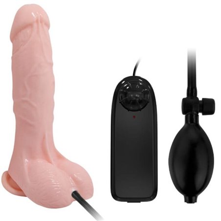 Baile - Realistic Vibrating and Inflatable Dildo 18.8 CM