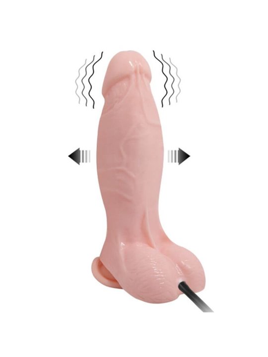 Baile - Realistic Vibrating and Inflatable Dildo 18.8 CM