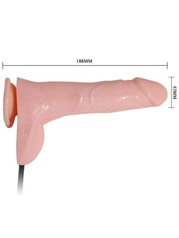 Baile - Realistic Vibrating and Inflatable Dildo 18.8 CM