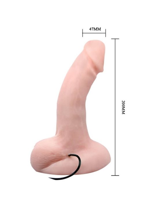 Baile - Pene Realistico con Vibrazione e Rotazione 20 CM