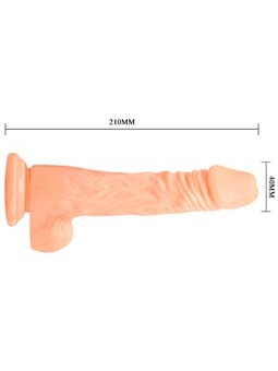 Baile Cock - Vibratore Pene Realistico con Ventosa e Telecomando 23,6 CM