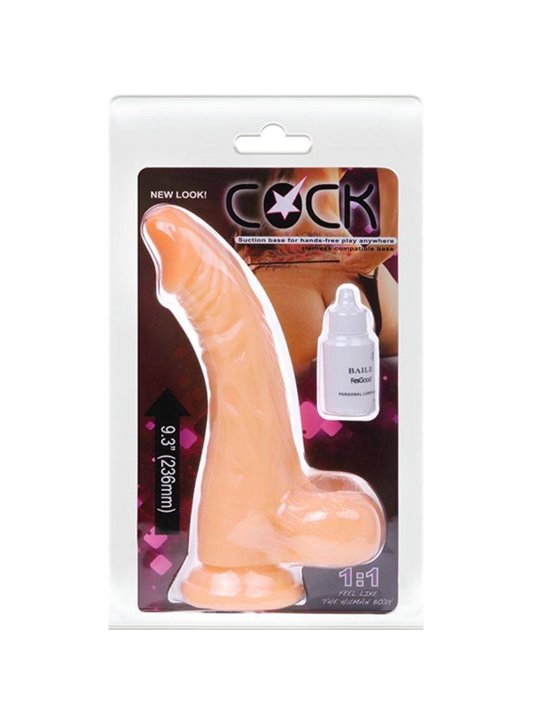 Baile Cock - Vibratore Pene Realistico con Ventosa e Telecomando 23,6 CM