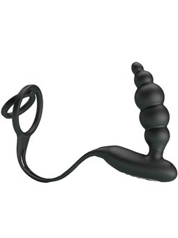 Pretty Love - Penis Rings with Vibrator Plug