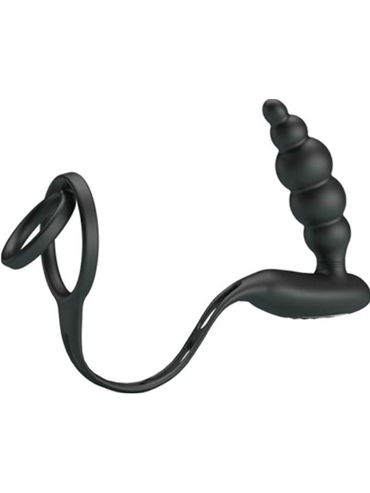 Pretty Love Bottom - Pennis Rings And Vibrating Plug