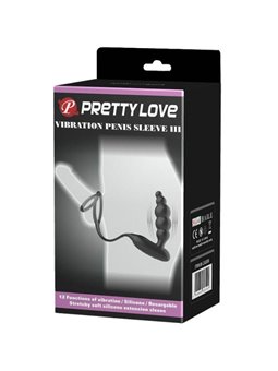 Pretty Love Bottom - Pennis Rings And Vibrating Plug
