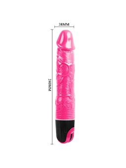 Baile Vibrator - Vibratore Realistico Multi Velocità 24 CM Fucsia