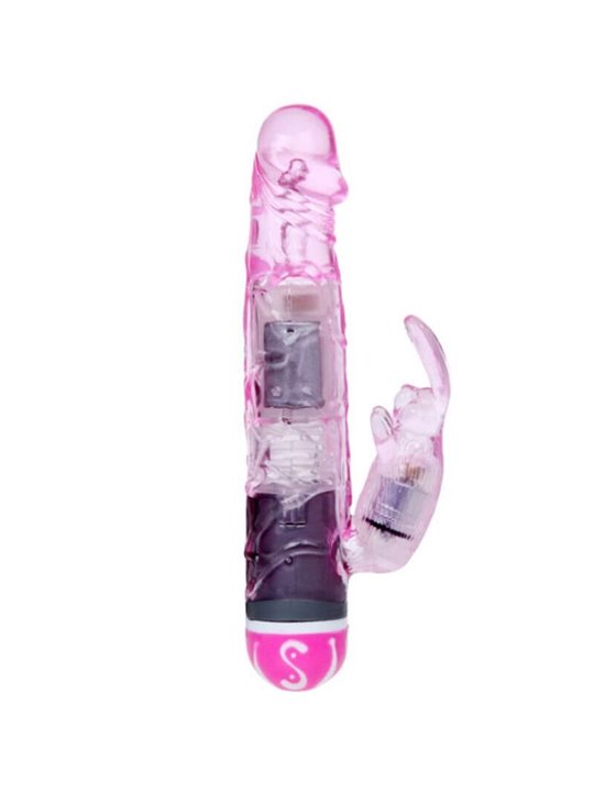 Baile Lovers - Vibratore Rabbit in Morbido Silicone 10 Velocità Rosa