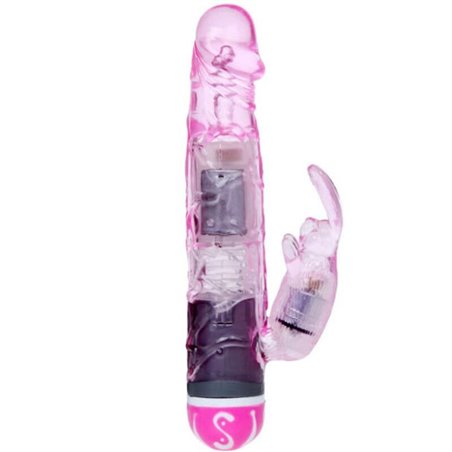 Baile Lovers - Vibratore Rabbit in Morbido Silicone 10 Velocità Rosa