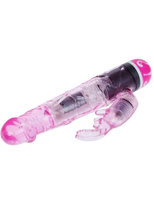 Baile Lovers - Vibratore Rabbit in Morbido Silicone 10 Velocità Rosa
