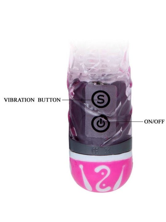 Baile Lovers - Vibratore Rabbit in Morbido Silicone 10 Velocità Rosa