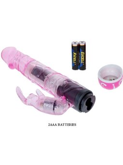 Baile Lovers - Vibratore Rabbit in Morbido Silicone 10 Velocità Rosa
