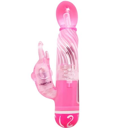 Baile Lovers - Vibratore Rabbit con Glande Arrotondato 10 Velocità Rosa