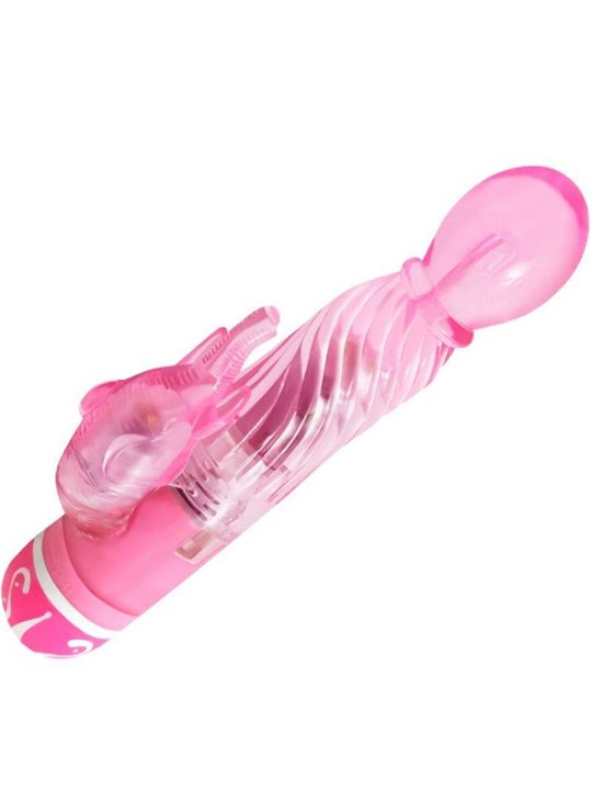 Baile Lovers - Vibratore Rabbit con Glande Arrotondato 10 Velocità Rosa
