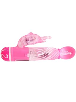 Baile Lovers - Vibratore Rabbit con Glande Arrotondato 10 Velocità Rosa