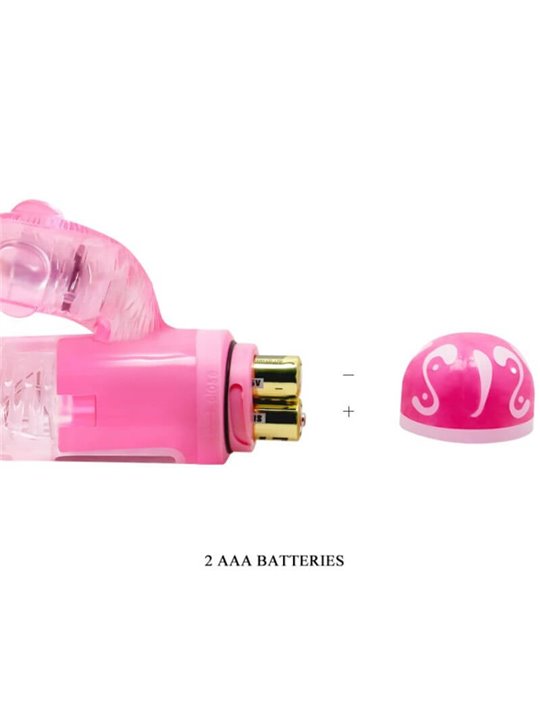 Baile Lovers - Vibratore Rabbit con Glande Arrotondato 10 Velocità Rosa