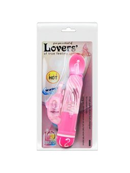 Baile Lovers - Vibratore Rabbit con Glande Arrotondato 10 Velocità Rosa