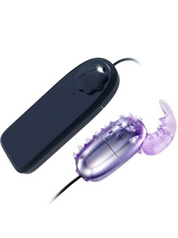 Baile Super Vibrator - Ovetto Vibrante in Silicone con Stimolatore Clitorideo