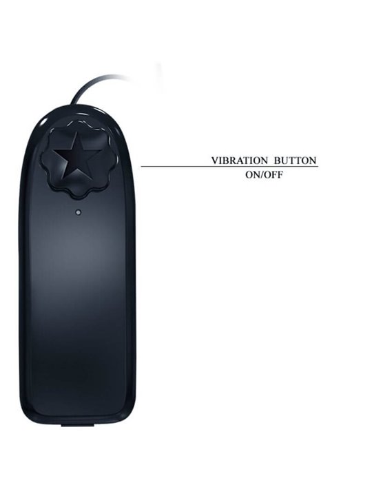 Baile Super Vibrator - Ovetto Vibrante in Silicone con Stimolatore Clitorideo