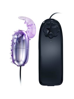Baile Super Vibrator - Ovetto Vibrante in Silicone con Stimolatore Clitorideo