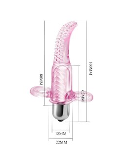Baile Vibro Finger - Vibratore Stimolatore Vaginale da Dito in Silicone Rosa