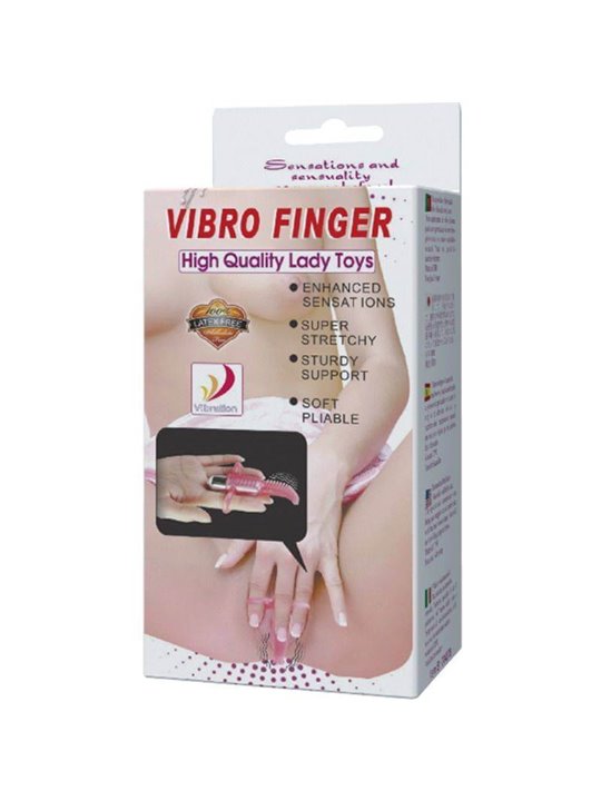 Baile Vibro Finger - Vibratore Stimolatore Vaginale da Dito in Silicone Rosa
