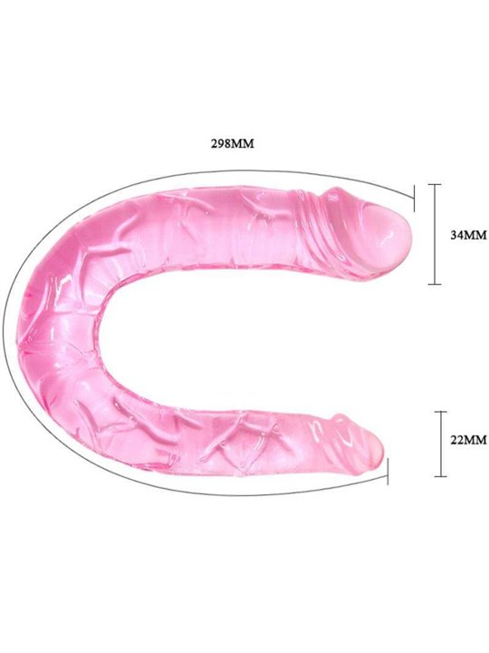 Baile Double Dong - Dildo Doppio Realistico 30,5 CM Rosa