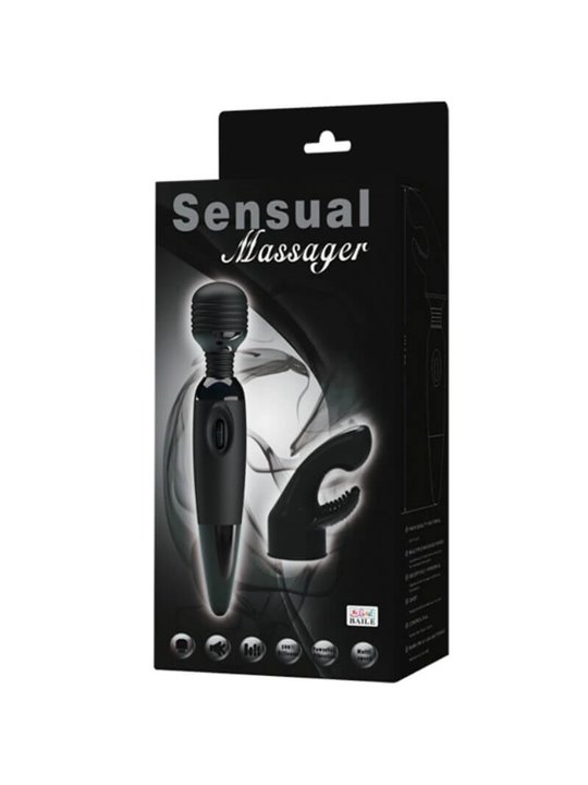 Baile Sensual Massager - Vibratore Massaggiatore con Testina Intercambiabile