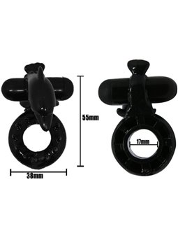 Baile Sweet Ring - Anello Fallico con Stimolatore Clitoride Dolphin