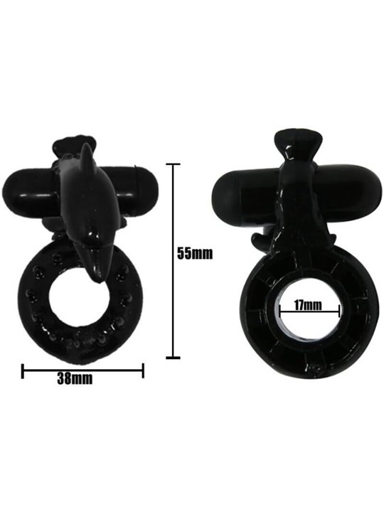 Baile Sweet Ring - Anello Fallico con Stimolatore Clitoride Dolphin