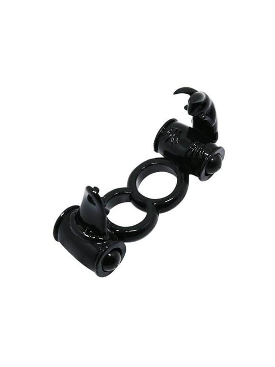 Baile Sweet Ring - Anello Fallico Doppio con Doppio Stimolatore Clitoride