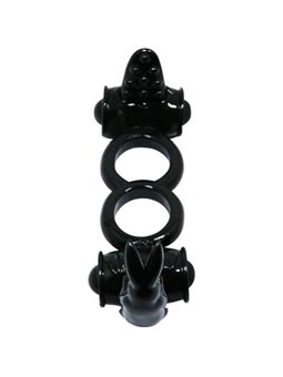 Baile Sweet Ring - Anello Fallico Doppio con Doppio Stimolatore Clitoride