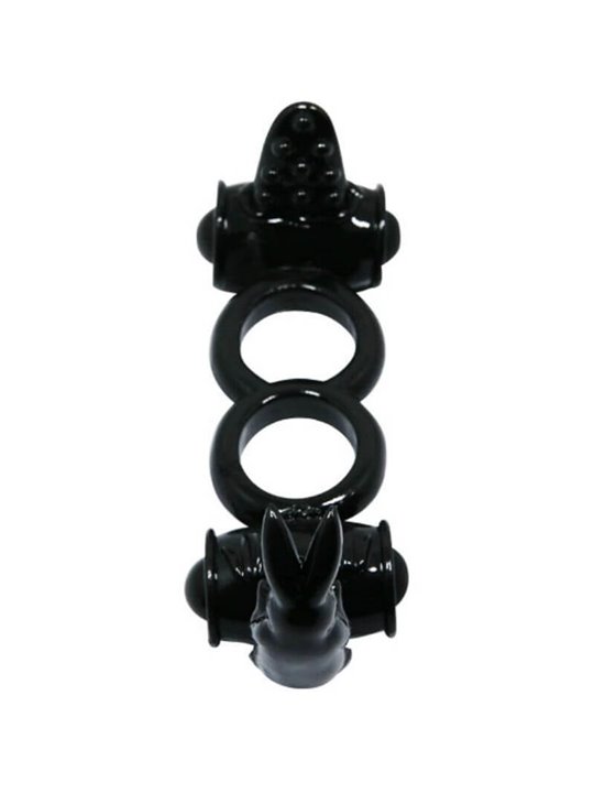 Baile Sweet Ring - Anello Fallico Doppio con Doppio Stimolatore Clitoride