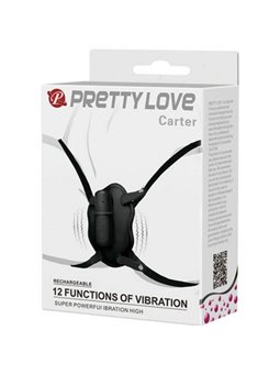 Pretty Love Strap Op With Vibrating Bullet Carter