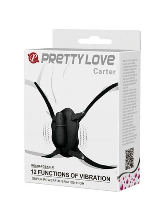 Pretty Love Strap Op With Vibrating Bullet Carter