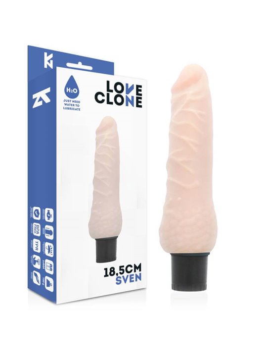 Loveclone - Sven Self Lubrication Vibrator 18.5CM