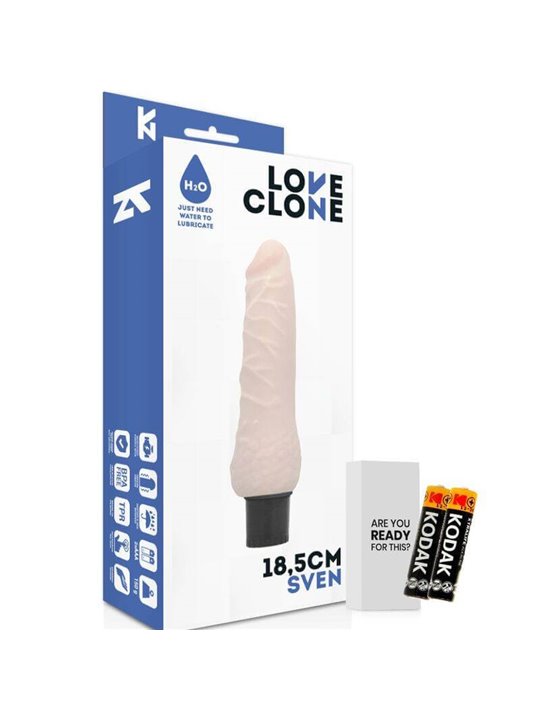 Loveclone - Sven Self Lubrication Vibrator 18.5CM