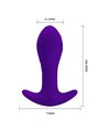 Pretty Love Anal Plug Massager Purple