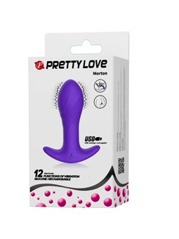 Pretty Love Anal Plug Massager Purple